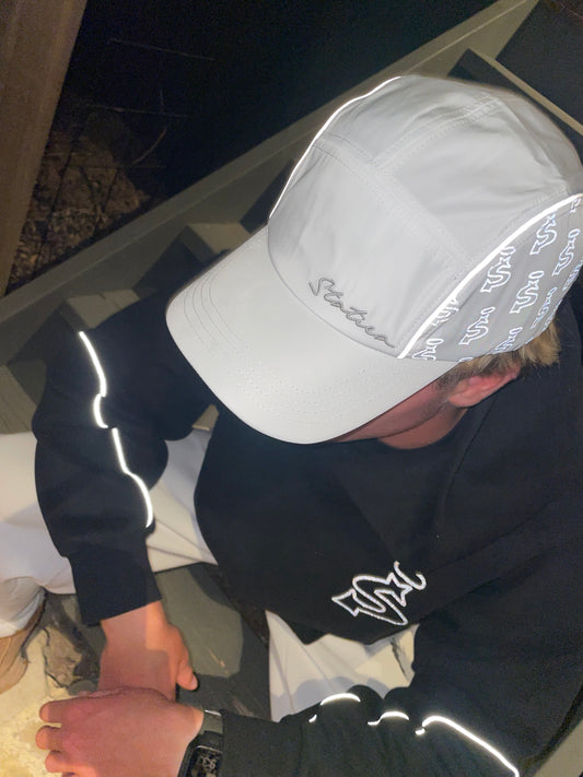 White reflective cap